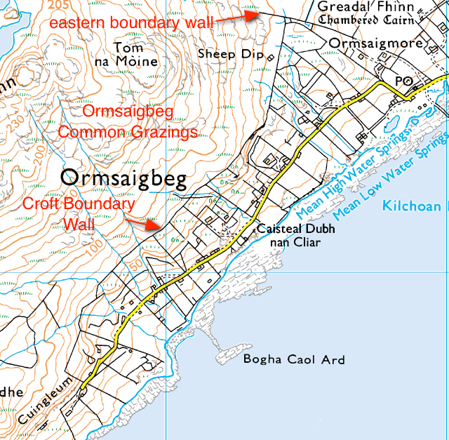 Ormsaigbeg Map