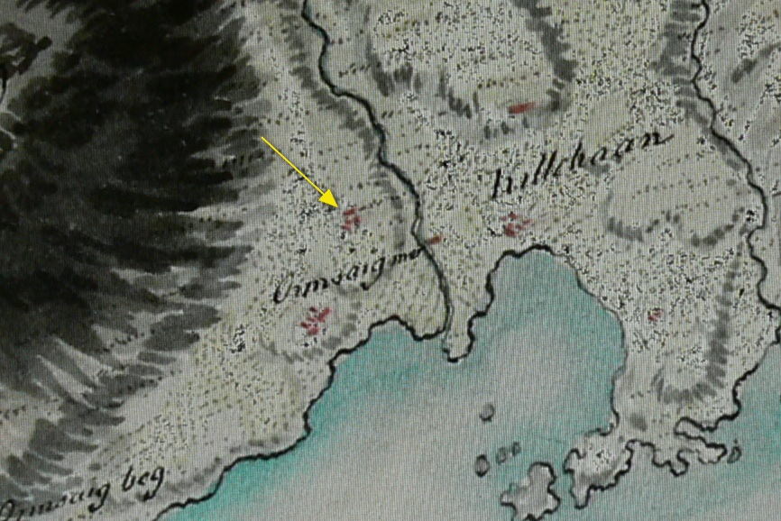 Roy Military map Ormsaigmore