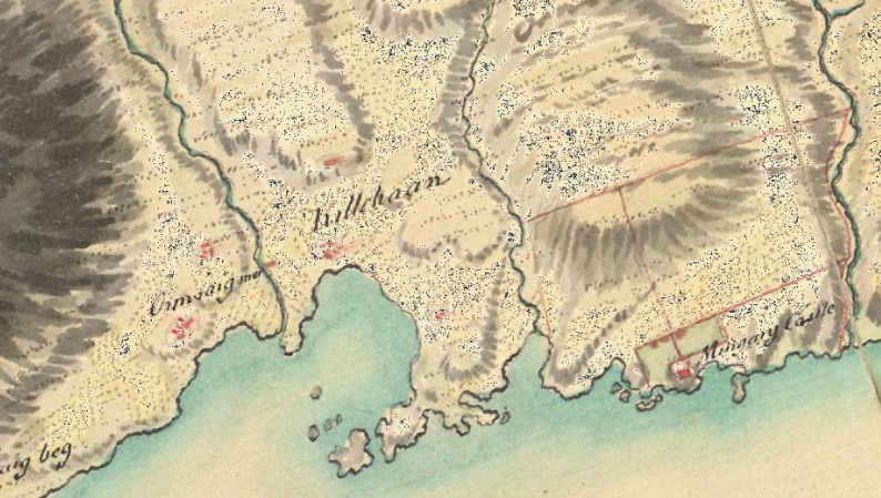 William Roy's map, about 1750