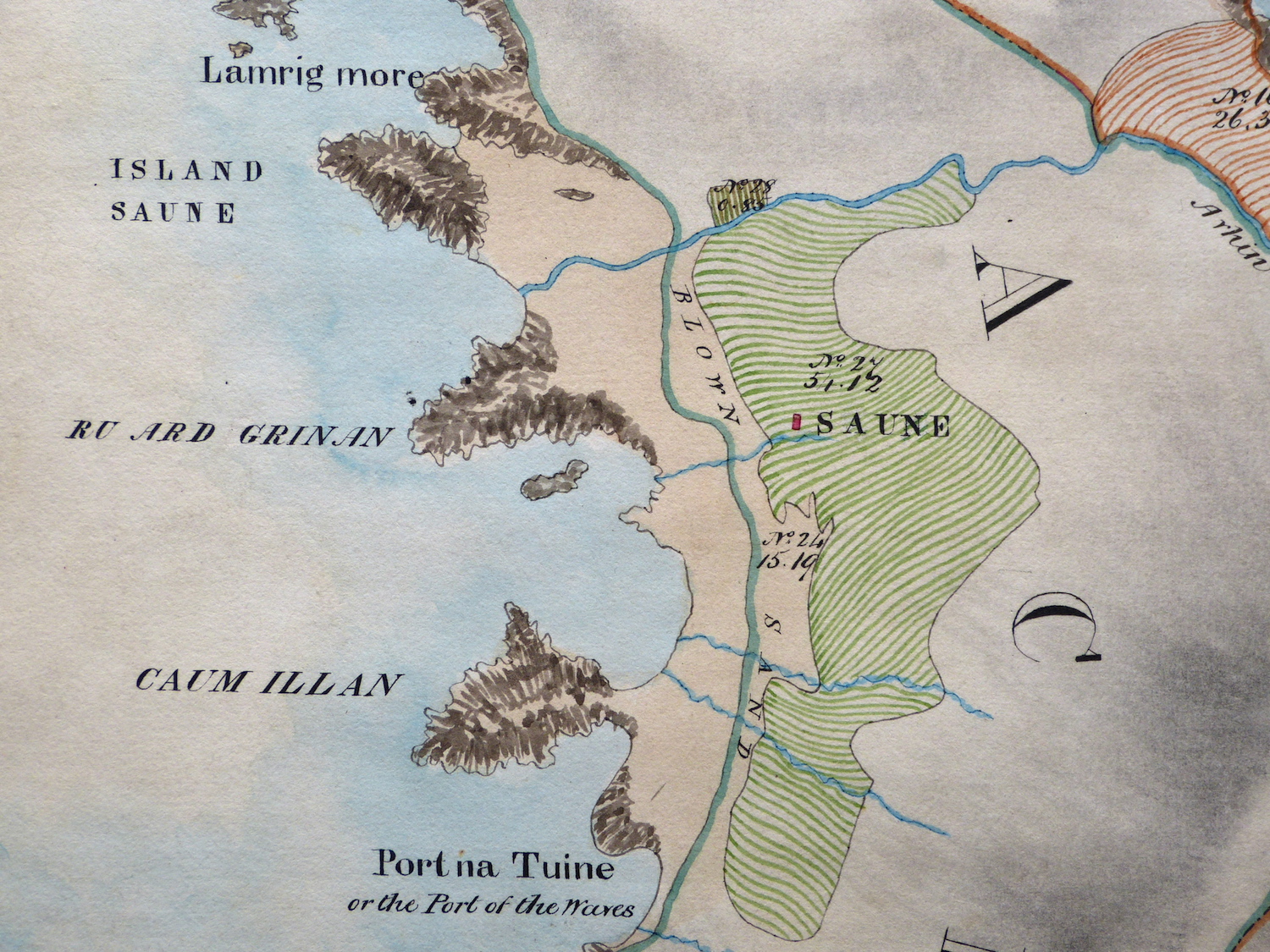 Sanna Bald's map 1806